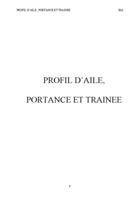 trainee portance voile tp Book