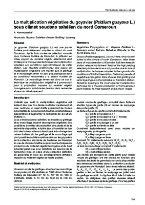 soudano sahelien Book