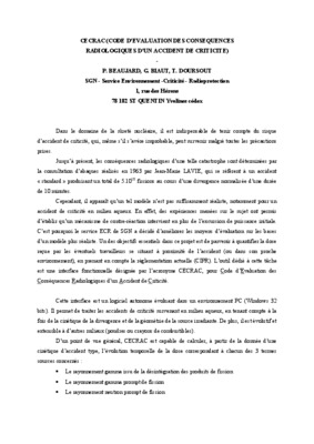 etude energitique dans le domaine nucleaire Book
