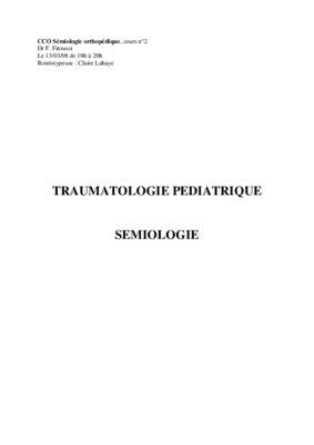 lerat jl semiologie traumatologie hanche Book