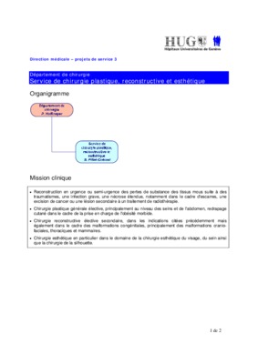 service chirurgie esthetique Book