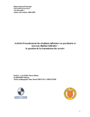 le tutorat des etudiants infirmiers en psychiatrie Book