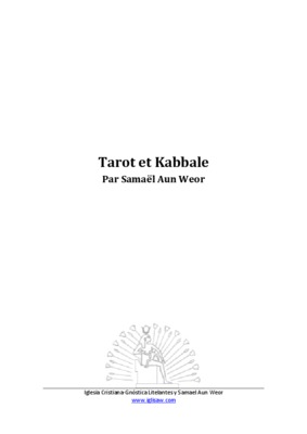 kabbale et tarot Book