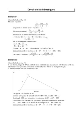 transmath p 78 equation differentielles Book