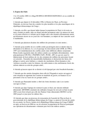 expose des faits Book