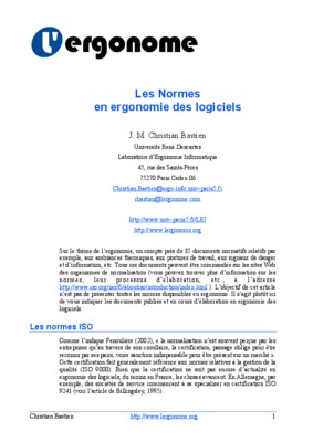 normes ergonomie Book