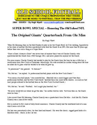 quarterback Book