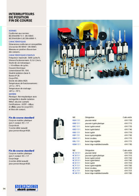 caracteristiques normes v11 Book