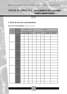 consommations Book