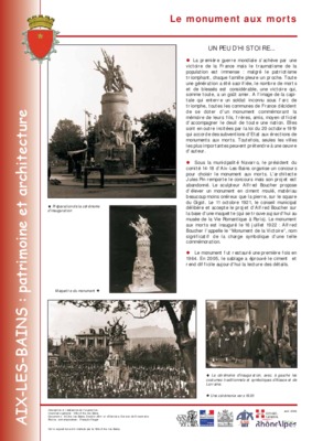 monument aux morts genissieux Book