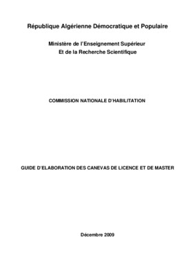 canevas memoire de licence en logistique Book