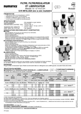 filtre regulateur lubrificateur Book