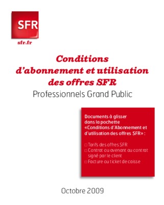 conditions genrales professionnels Book