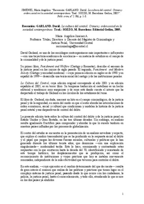 david garland Book