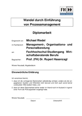 prozessmanagement Book