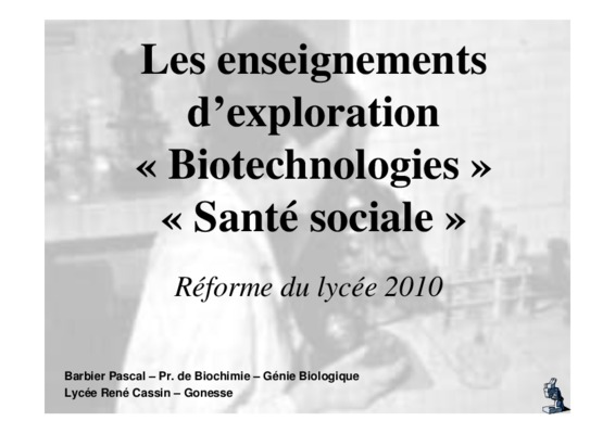 tp de biotechnologies exploration seconde Book
