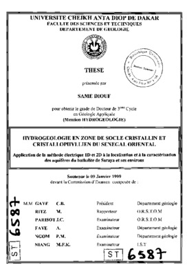 socle cristallin de madagascar Book