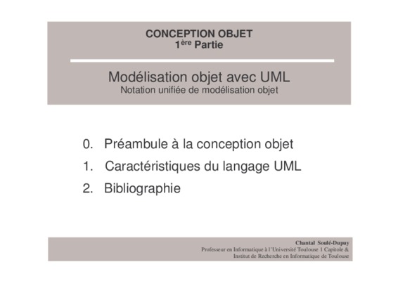 modelisation objet avec uml Book