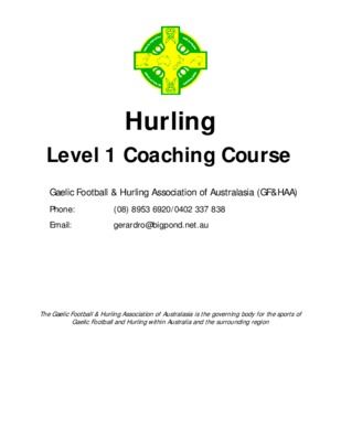 hurling Book