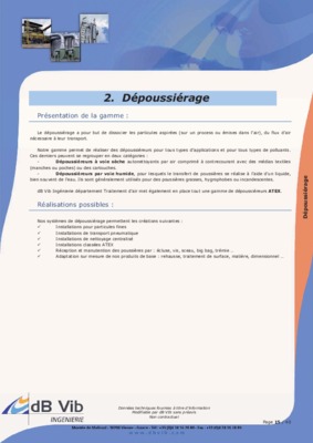 rapport pfe depoussierage Book