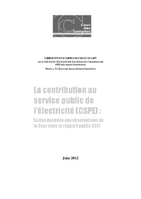 contribution au service public de l_electricite Book