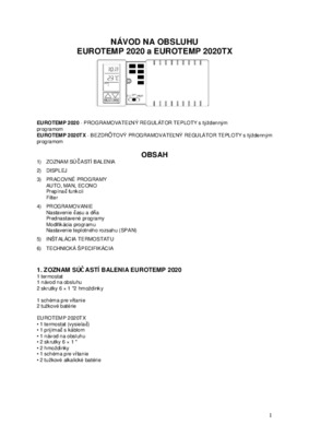 eurotemp 1 Book