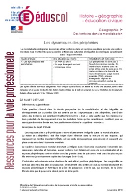 les dynamiques des peripheries Book