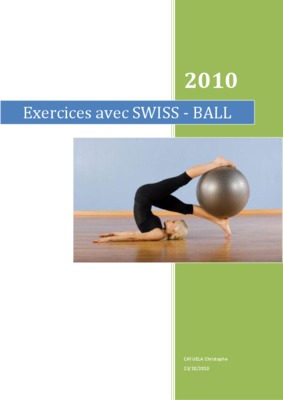 swiss ball fiche Book