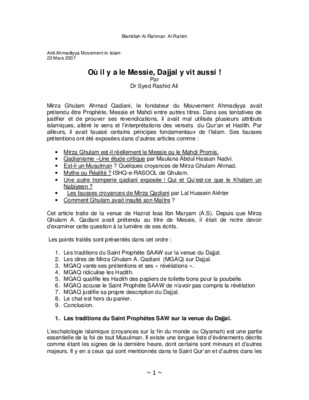 ad dajjal Book