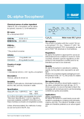 rrr alpha tocopherol Book