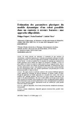 estimation des parametres du modele lineaire Book