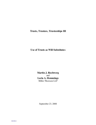 trusts Book