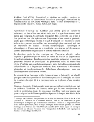 cadi kaddour Book