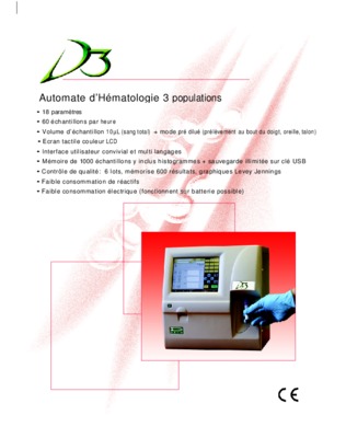 definition de l automate d hematologie Book