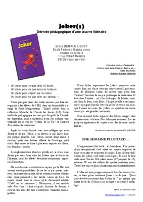 jokers Book