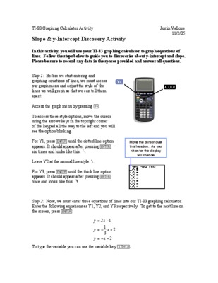 y intercept Book