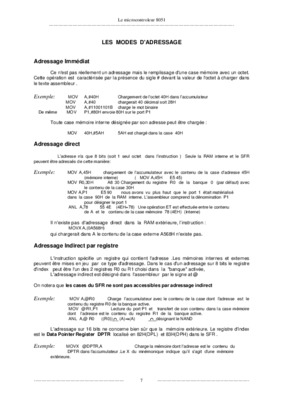 modes d adressage 6809 Book