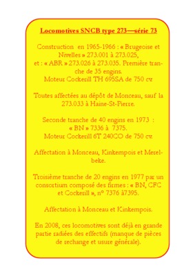 sncb type de locomotives Book