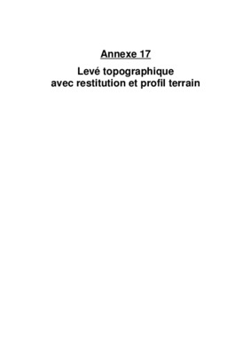 exercice profil topographique Book