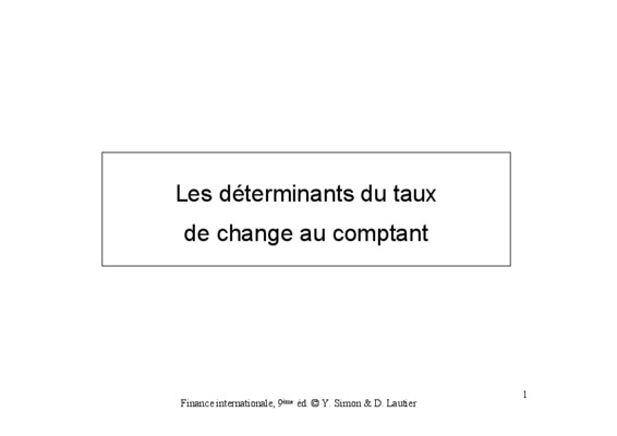 marche de change au comptant Book