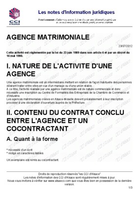 agence matrimoniale Book