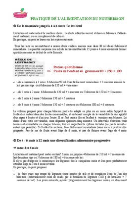alimentation nourrisson Book