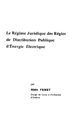 regies autonome de distribution d_eau et d_electricite Book