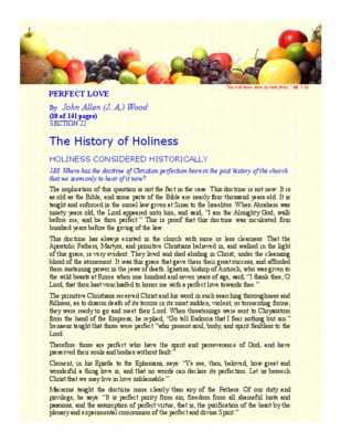 holiness Book