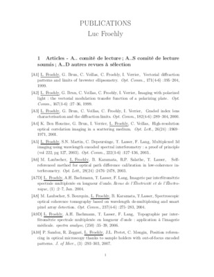 froehly Book