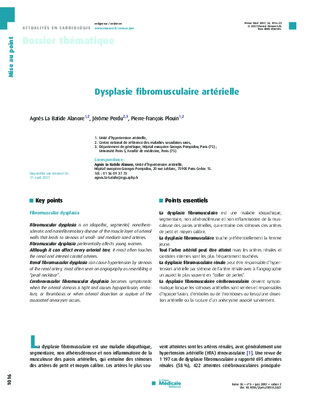 dysplasie fibromusculaire Book