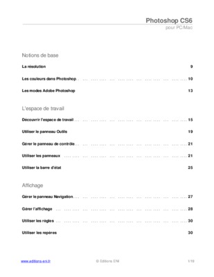 comment utiliser photoshop Book