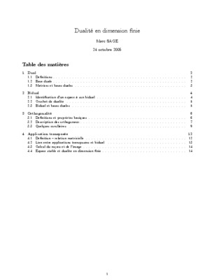 dualite et base duale Book