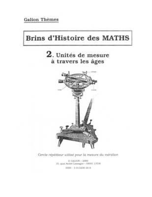 histoire maths Book