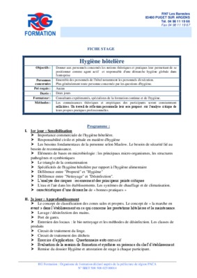 hygiene hoteliere Book